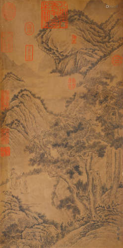A CHINESE LANDSCAPE PAINTING, GUO XI MARK