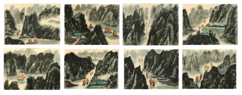 A CHINESE PAINTING ALBUM, LI KERAN MARK