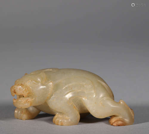 Han Dynasty Hetian Jade Bear