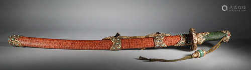 Qianlong Period Sword in Qing Dynasty