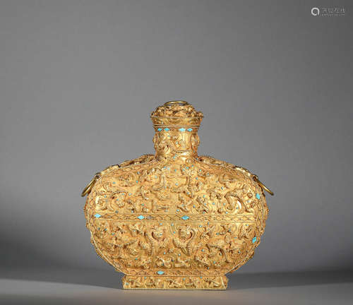 Pure Gold Amphorae of Han Dynasty