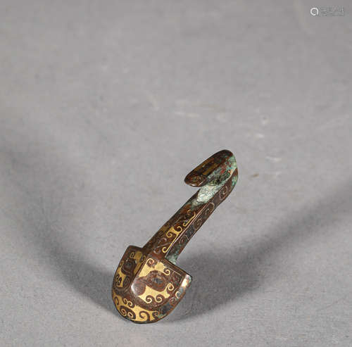 Han Dynasty File Gold Hook