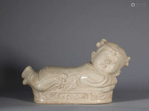 Song Dynasty White Glazed Doll Pillow