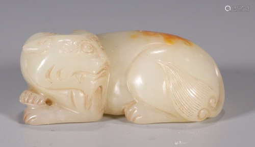 HETIAN JADE CARVED BEAST