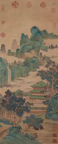 Painting 'Landscape' Chou Ying