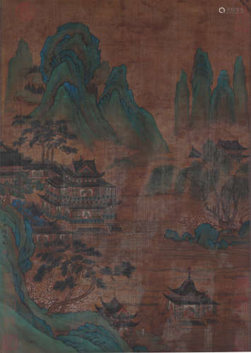 Painting 'Landscape' Zhao Boju