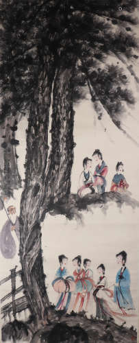Painting 'Figures' Fu Baoshi