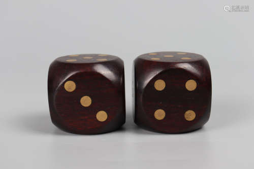 Huanghuali Wooden Dice