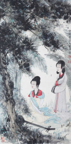 Painting 'Ladies' Fu Baoshi