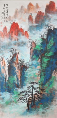 Painting 'Landscape' Liu Haisu