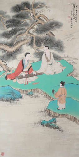 Painting Zhang Daqian