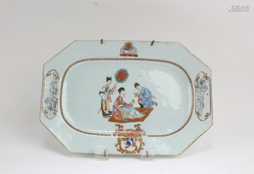 18th C. Fencai Plate