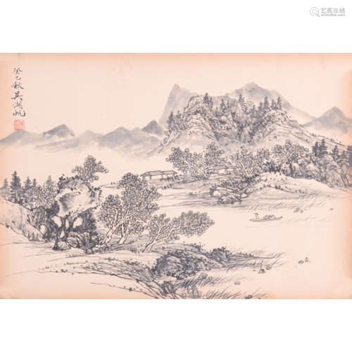 吴湖帆 山水小品