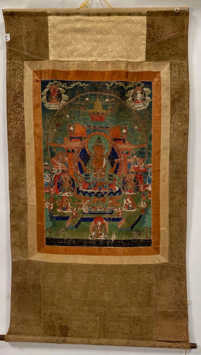 Antique 18th C Tibetan Thangka