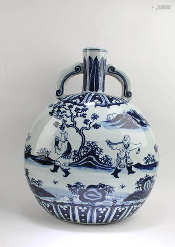 Chinese Blue & White Porelain Vase