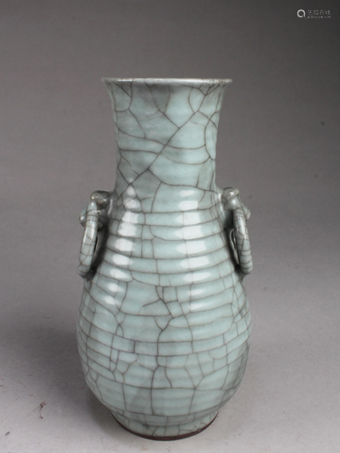 Chinese Geyao Vase