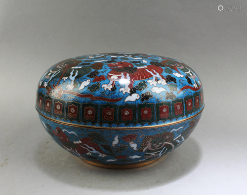 Chinese Cloisonne Container