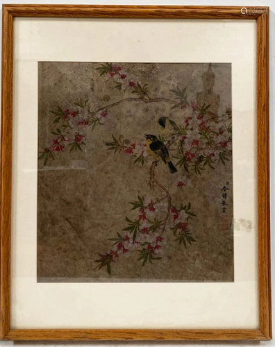 A Framed Chinese Painting