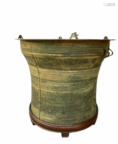 Antique Bronze Drum