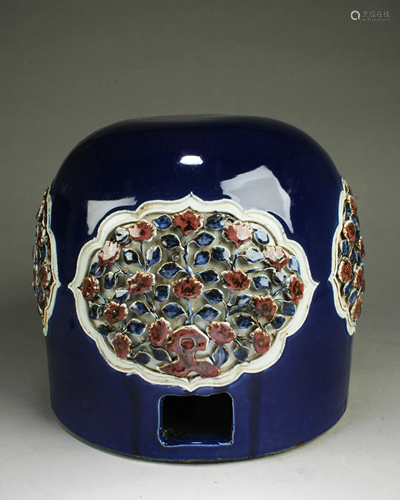 A Massive Chinese Porcelain 'Mongolian Bun'