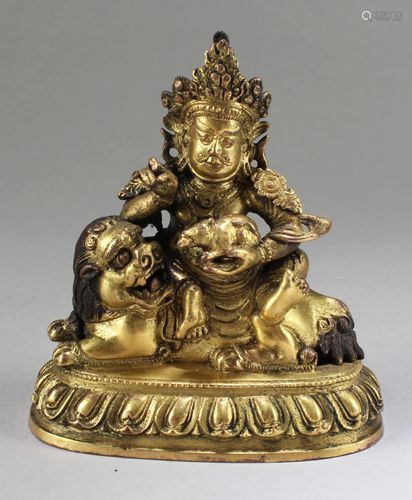 Chnese Gilt Bronze Buddha Statue