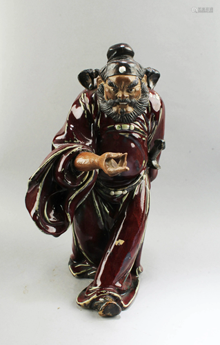 Chinese Shiwan Figurine 'ZhongKui'