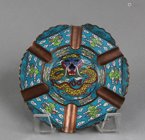 A Cloisonne Ashtray