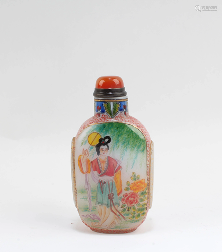 Chinese Peking Glass Snuff Bottle