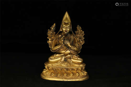 Statue of Tsongkhapa, Qing Dynasty