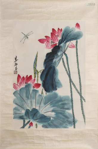 Lou Shibai, lotus