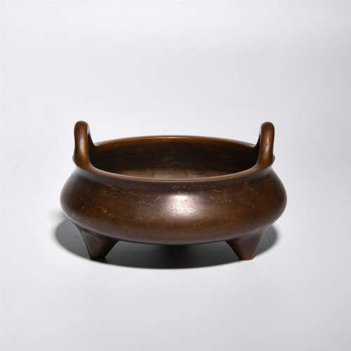 Copper incense burner