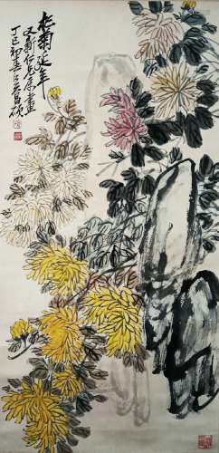 Flowers  by Wu Changshuo