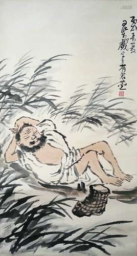 Figure Painting  by Li Keran