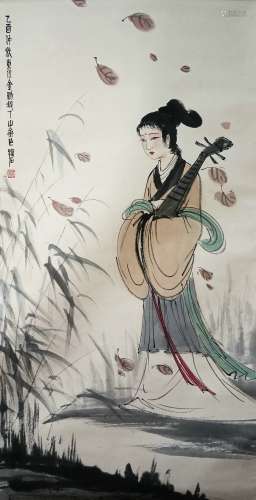 Figure Painting  by Fu Baoshi