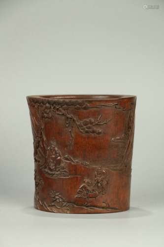 Old Collection.  Old Bamboo Brush Pot