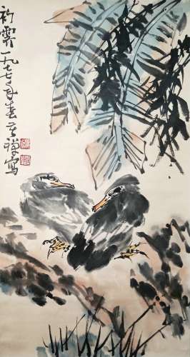 Flowers and Birds  by Li Kuchan
