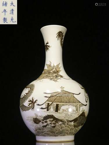 Overseas Backflow.Chinese Vase