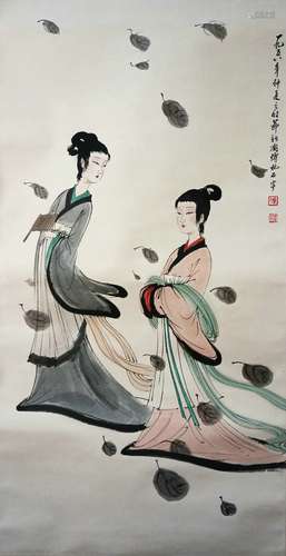 Ladies by Fu Baoshi