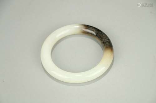 Hetian Jade Plain Bracelet, Qing Dynasty