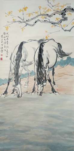 Horses  by Xu Beihong