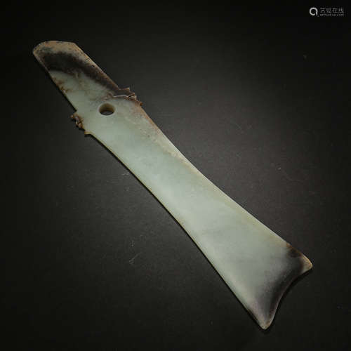 OLD CHINESE HETIAN JADE SWORD