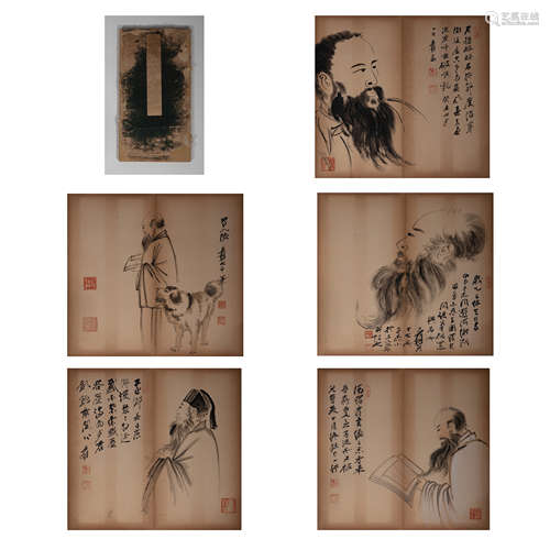 CHINESE CALLIGRAPHY AND PAINTING ALBUM