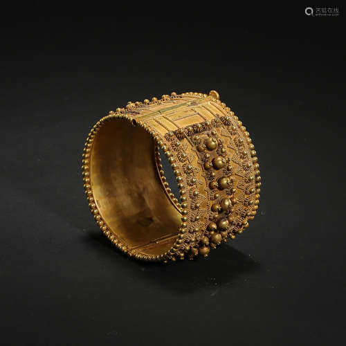 OLD WEST ASIAN PURE GOLD BRACELET