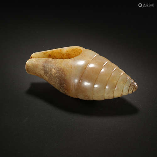 HETIAN JADE CONCH IN HAN DYNASTY, CHINA