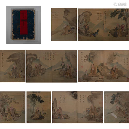 CHINESE CALLIGRAPHY AND PAINTING ALBUM