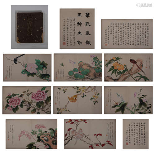 CHINESE CALLIGRAPHY AND PAINTING ALBUM