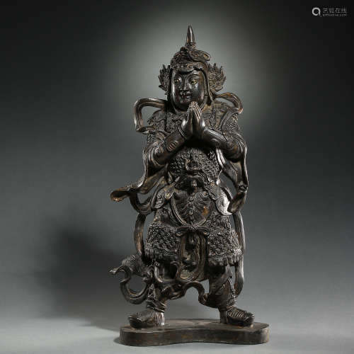 OLD CHINESE BRONZE STATUES