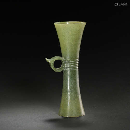 OLD CHINESE HETIAN JADE CUP