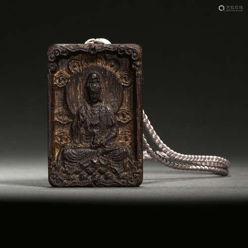 AGARWOOD PLATE IN QING DYNASTY, CHINA