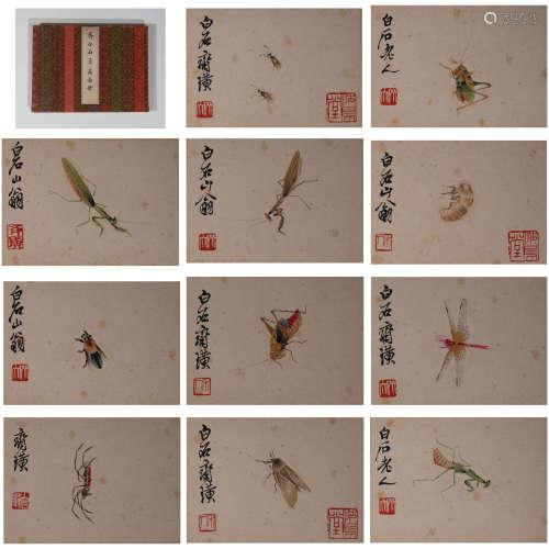 CHINESE CALLIGRAPHY AND PAINTING ALBUM
